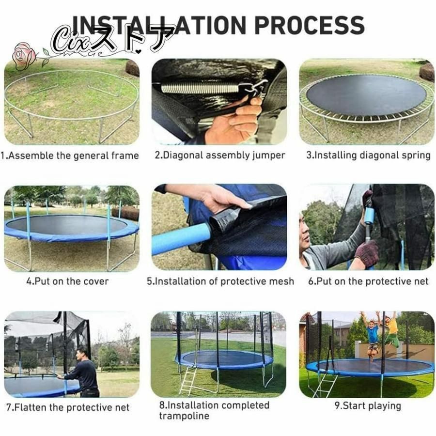 ジャンピングマットと春カバーパディングアウトドアトランポリンとトランポリン
