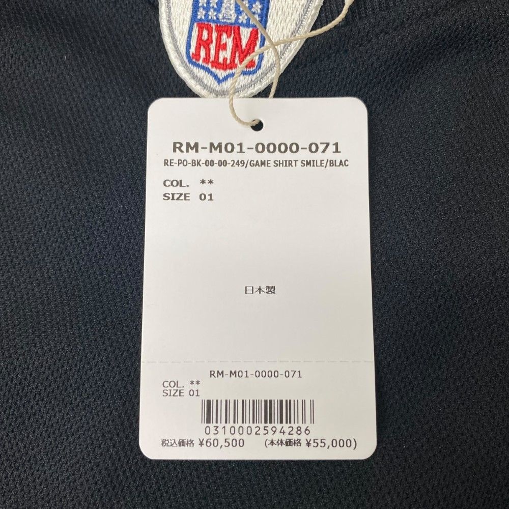 READYMADE 23SS GAME SHIRT SMILE BLACK 長袖ゲームシャツ サイズ1  