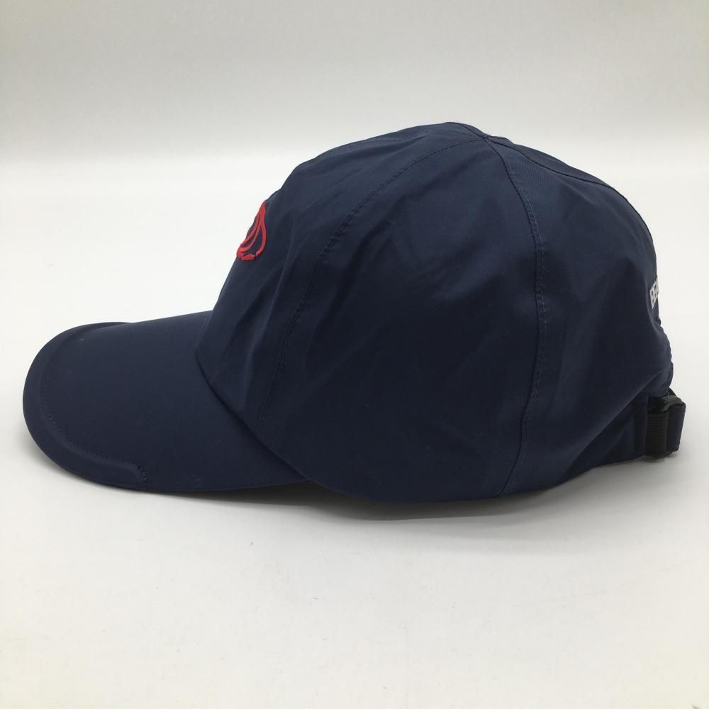 ビームスゴルフ キャップ ネイビー×レッド ロゴ刺しゅう 57-59cm