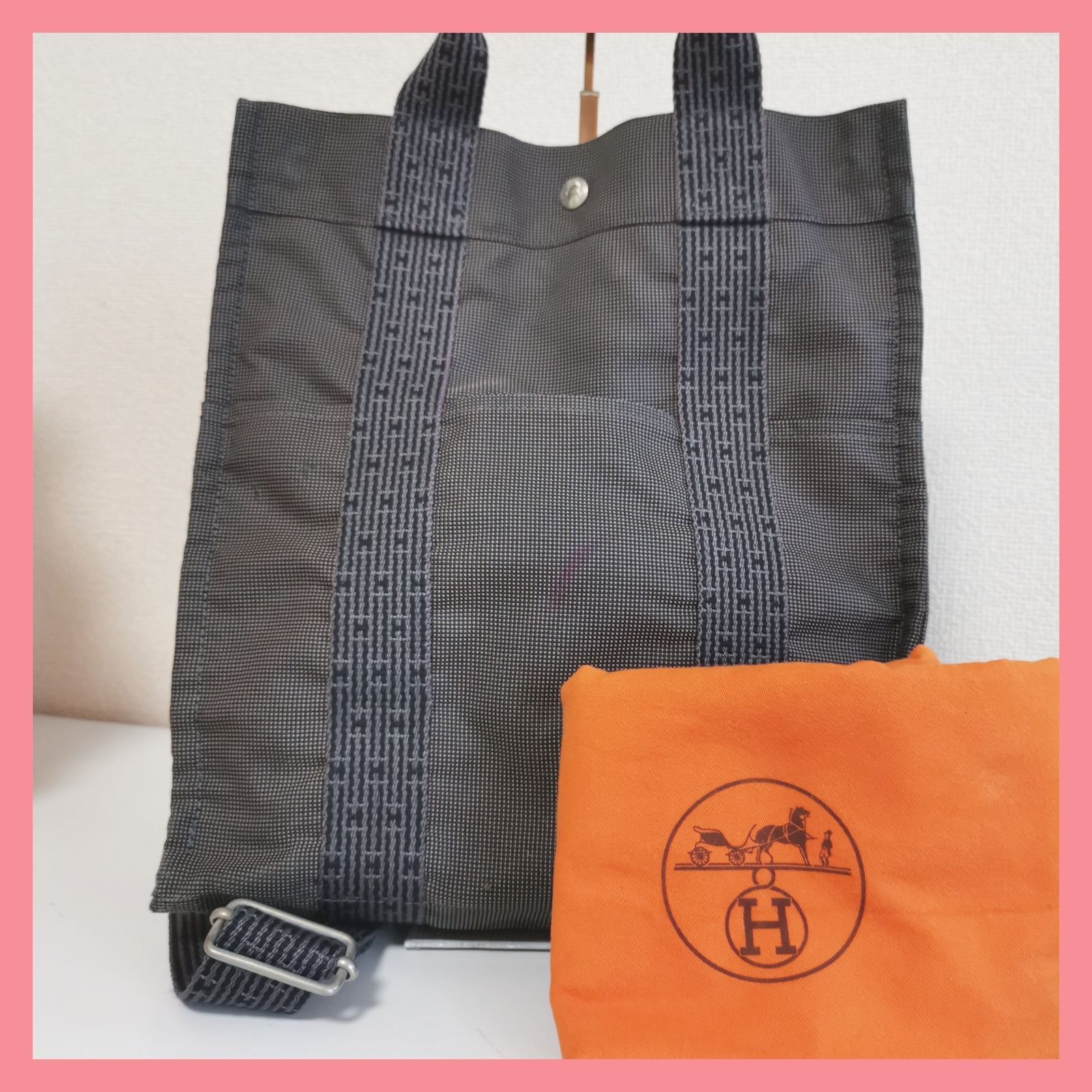 【希少】エルメス HERMES エールライン リュック アド フランス製 希少】エルメス HERMES エールライン リュック アド フランス製