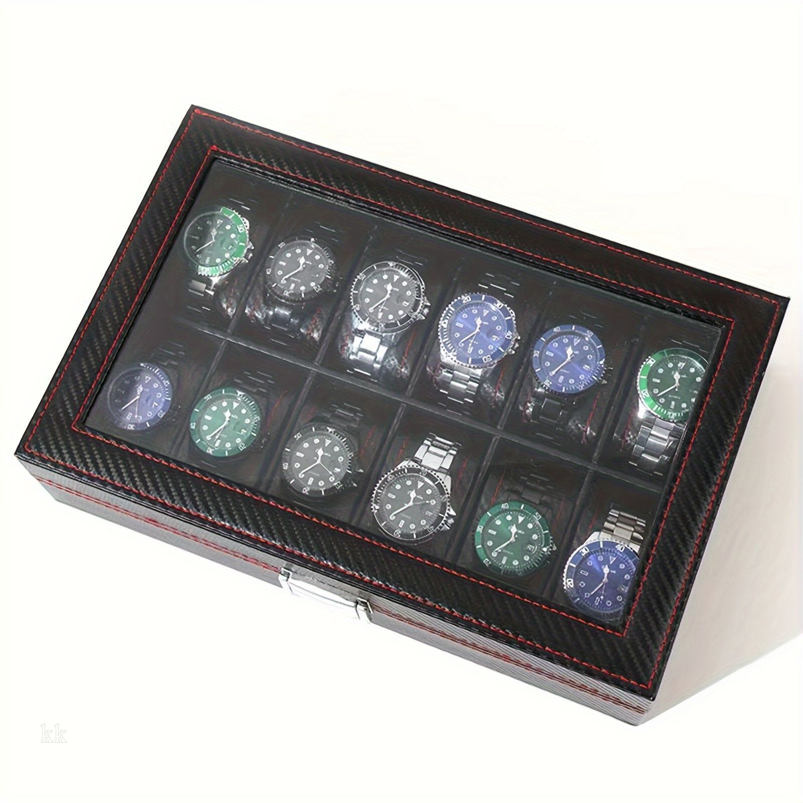 時計ボックス 収納ケース 12本収納 12スロット 腕時計