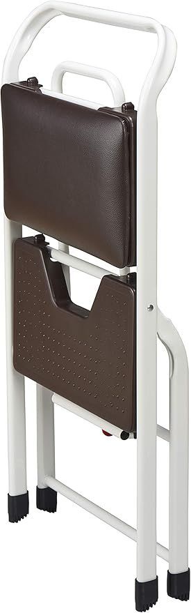 在庫処分】パール金属 踏み台 ダークブラウン 幅405×奥行480×高さ710mm