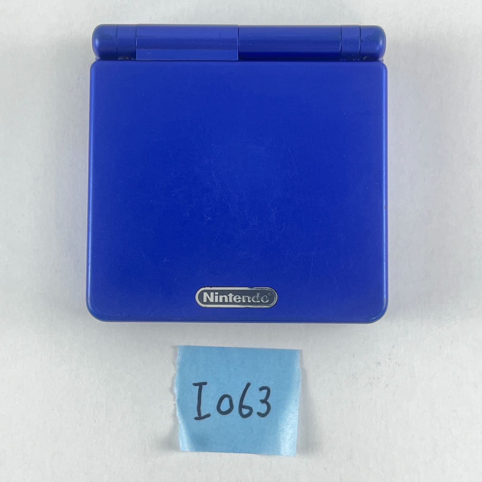 ゲームボーイアドバンスSP アズライトブルー　充電器付き　ワイヤレスアダプタ付き ◇I063【本体＋ソフト＋充電ケーブル セット】GBASP