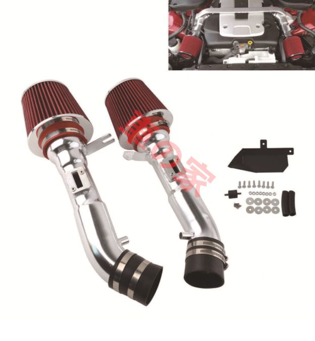 Z33 Z34 V36 Y50 Y51 エアクリーナーキットVQ25HR VQ35HR VQ37VHR 日産 フェアレディZ スカイライン フーガ インテーク マフラー FFCRYSTALESIA_COM
