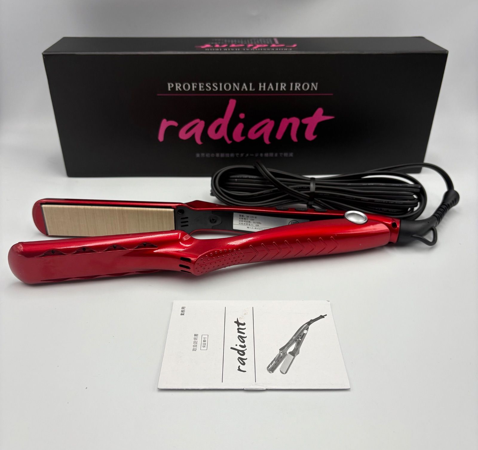 Bnext シルクプロアイロン ラディアント レッド 28mm Bnext シルクプロ