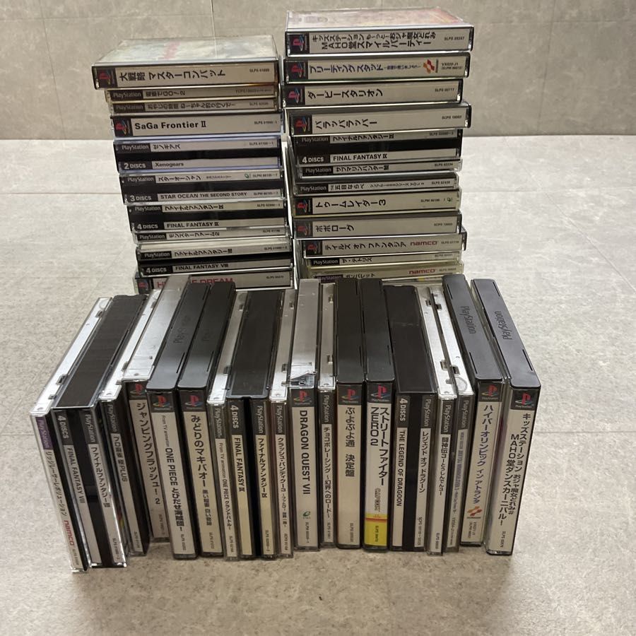 PlayStation1/プレイステーション1/プレステ1/PS1 みどりのマキバオー チョコボレーシング ストリートファイターZERO  等 ソフト 50点以上セット PlayStation1/プレイステーション1/プレステ1/PS1 みどりの