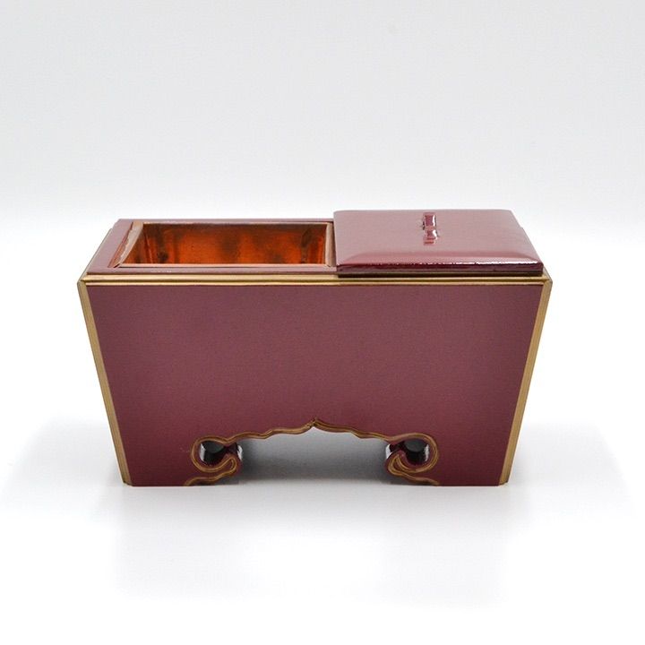 香炉 角香炉 七号 日本松荣堂丽香炉猫头鹰大号香炉7厘米短香塔香盘香用原装进口