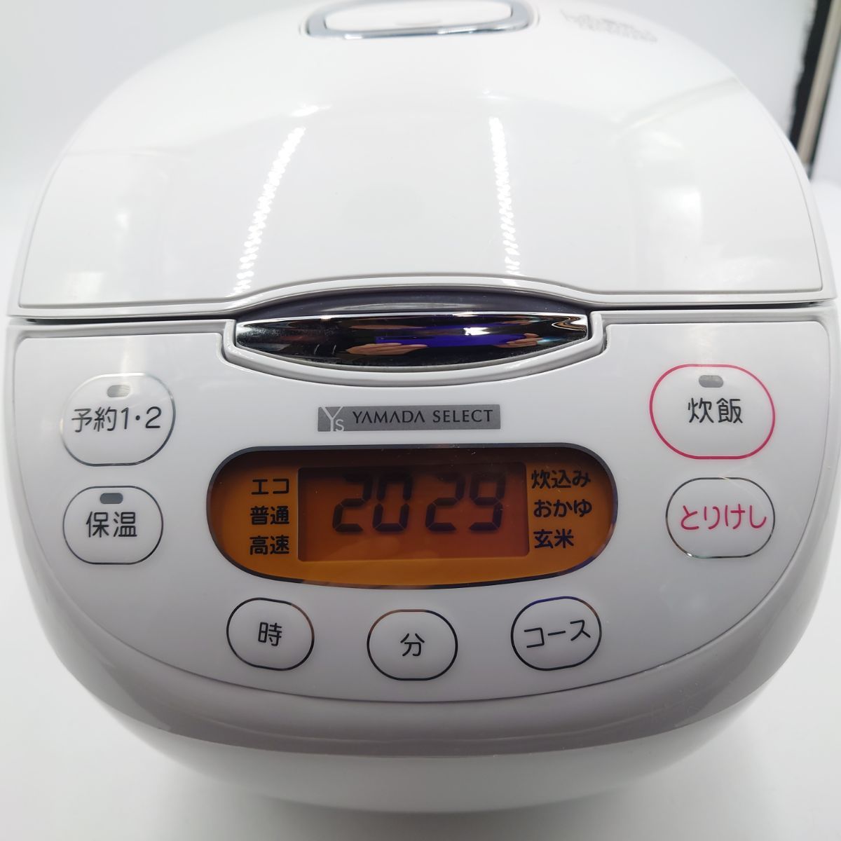 美品】炊飯器 5合炊き 一人暮らし用 マイコン式 ヤマダ電機 YECM10G1