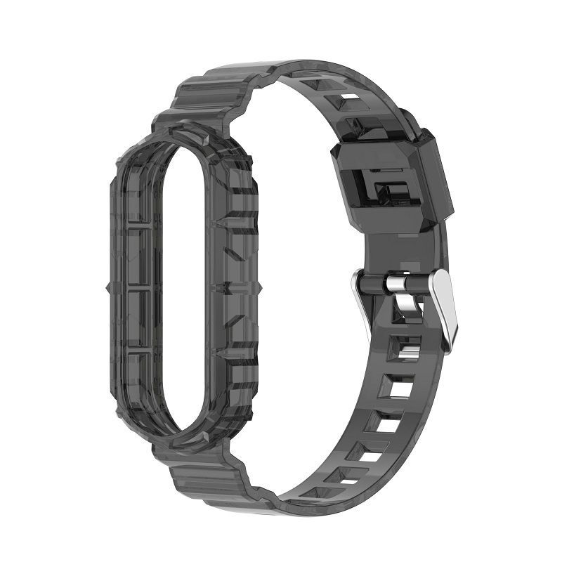 【フォロー割あり★春セール |お得 4点セット】Xiaomi Smart Band 7 (Smart band 5/6兼用) 交換ベルト バンド ストラップ スマートウォッチ 替えバンド クリア 透明感 スマートバンド シャオミ 保護フィルム