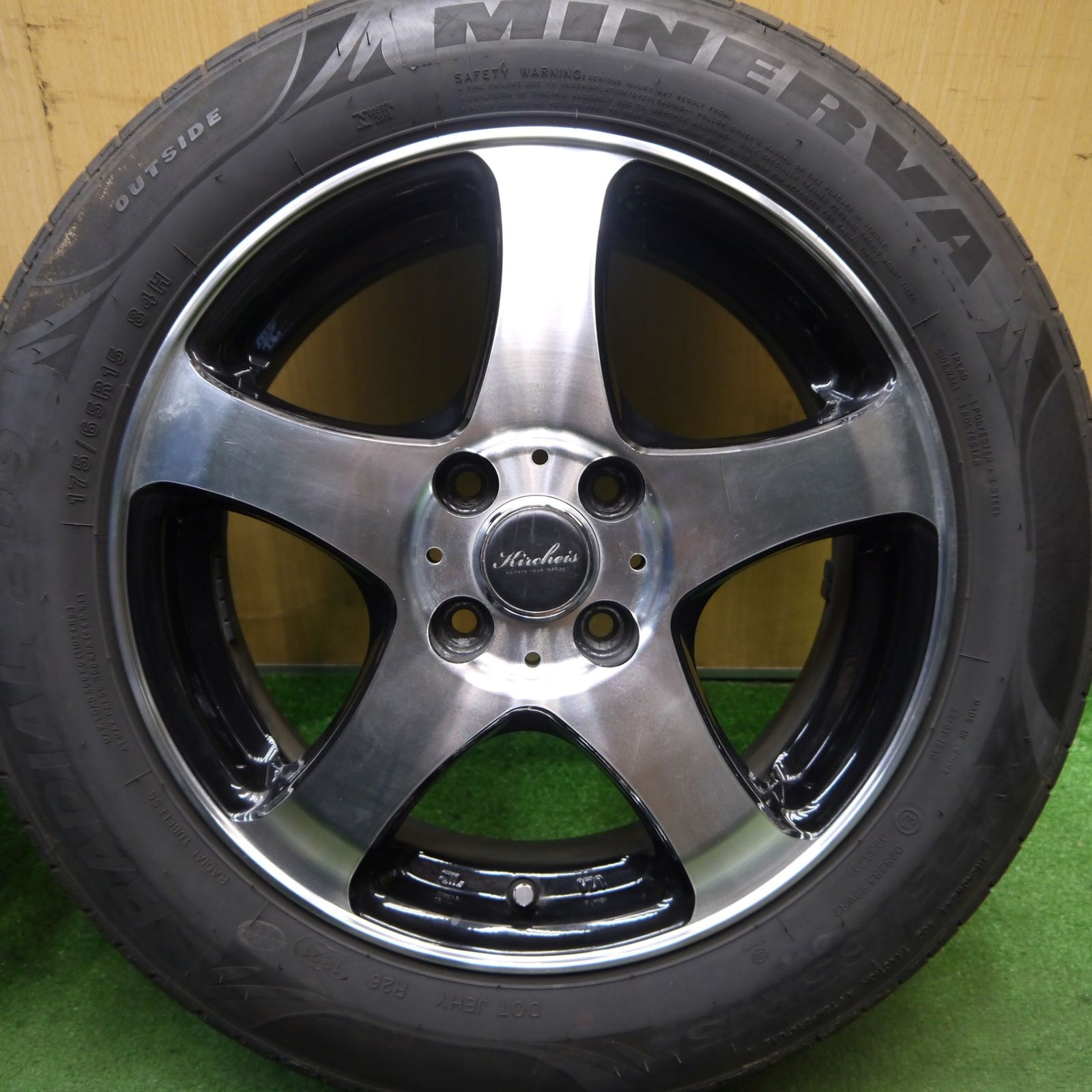 キレイ！21年☆175/65R15 ミネルバ RADIAL 209 Kircheis キルヒアイス 