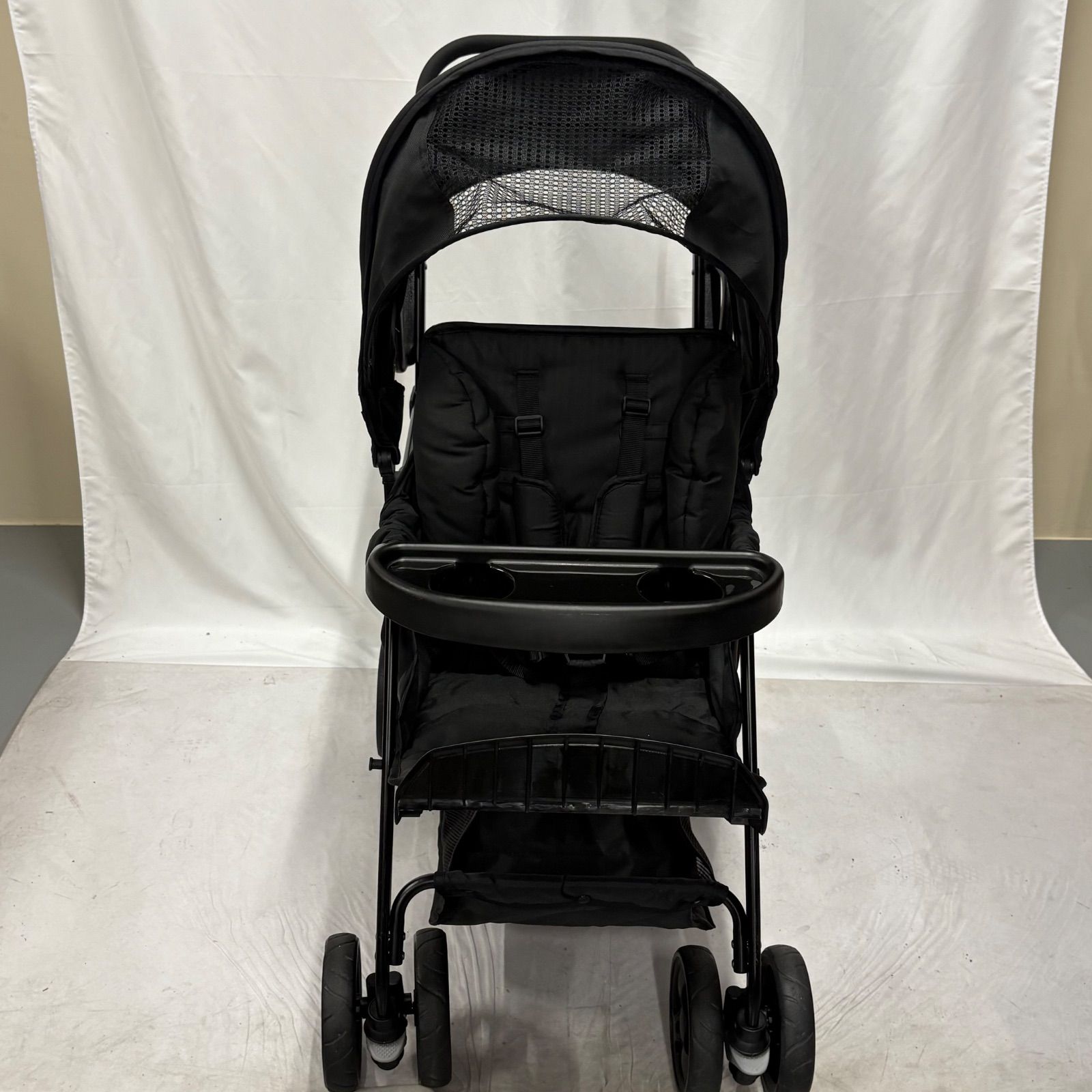 大人気 ベビーカー アミティエF ネビオ Nebio 2人乗り ブラック 黒 USTAUSTRALIA_COM_AU