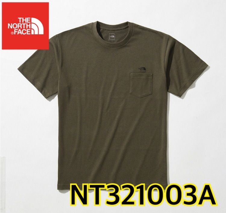 新品】ノースフェイス ロゴポケットTシャツ ニュートープ nt321003a