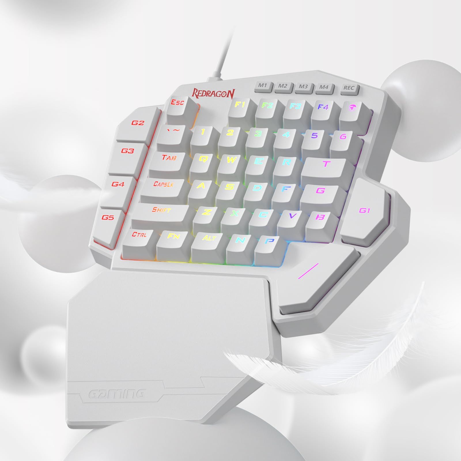 Redragon K585 DITI 片手RGBメカニカルゲーミングキーボード 42キー