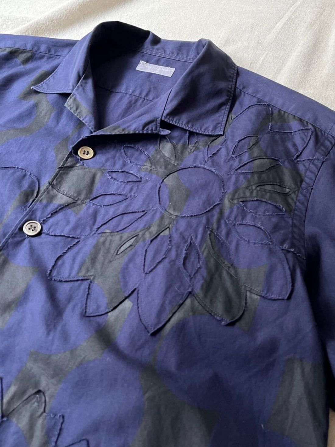 AD2001 COMME des GARCONS HOMME オープンカラー シャツ