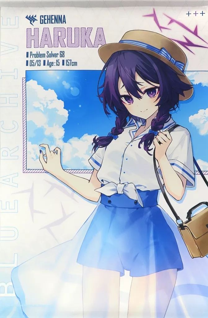 【中古】タペストリー 伊草ハルカ 描き下ろしB2タペストリー 「ブルーアーカイブ 4.5th Anniversary POP UP STORE in アキバCOギャラリー」