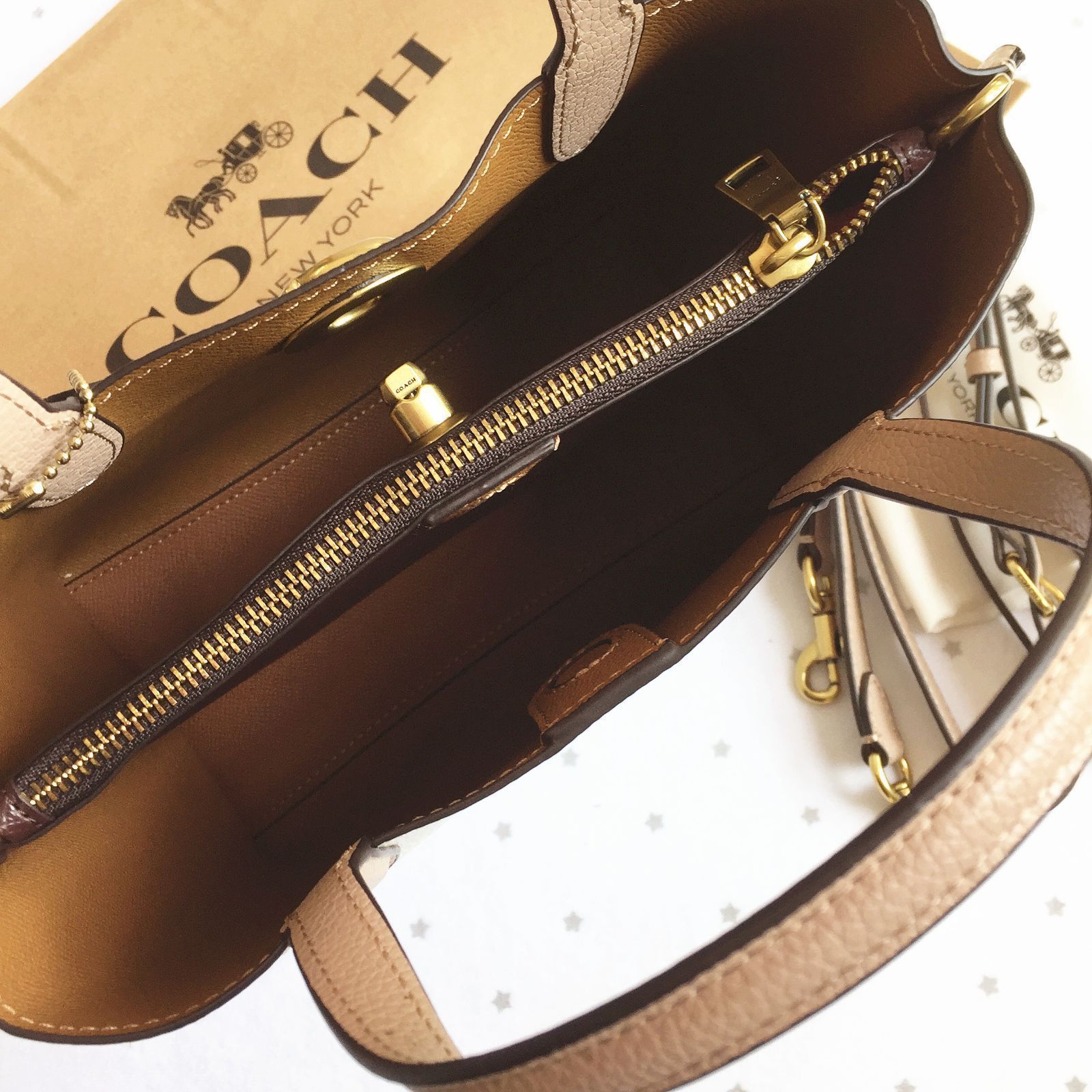 新作】 coach コーチバッグ CC009 チャコール×ブラック 新作】 coach コーチバッグ CC009 チャコール×ブラック