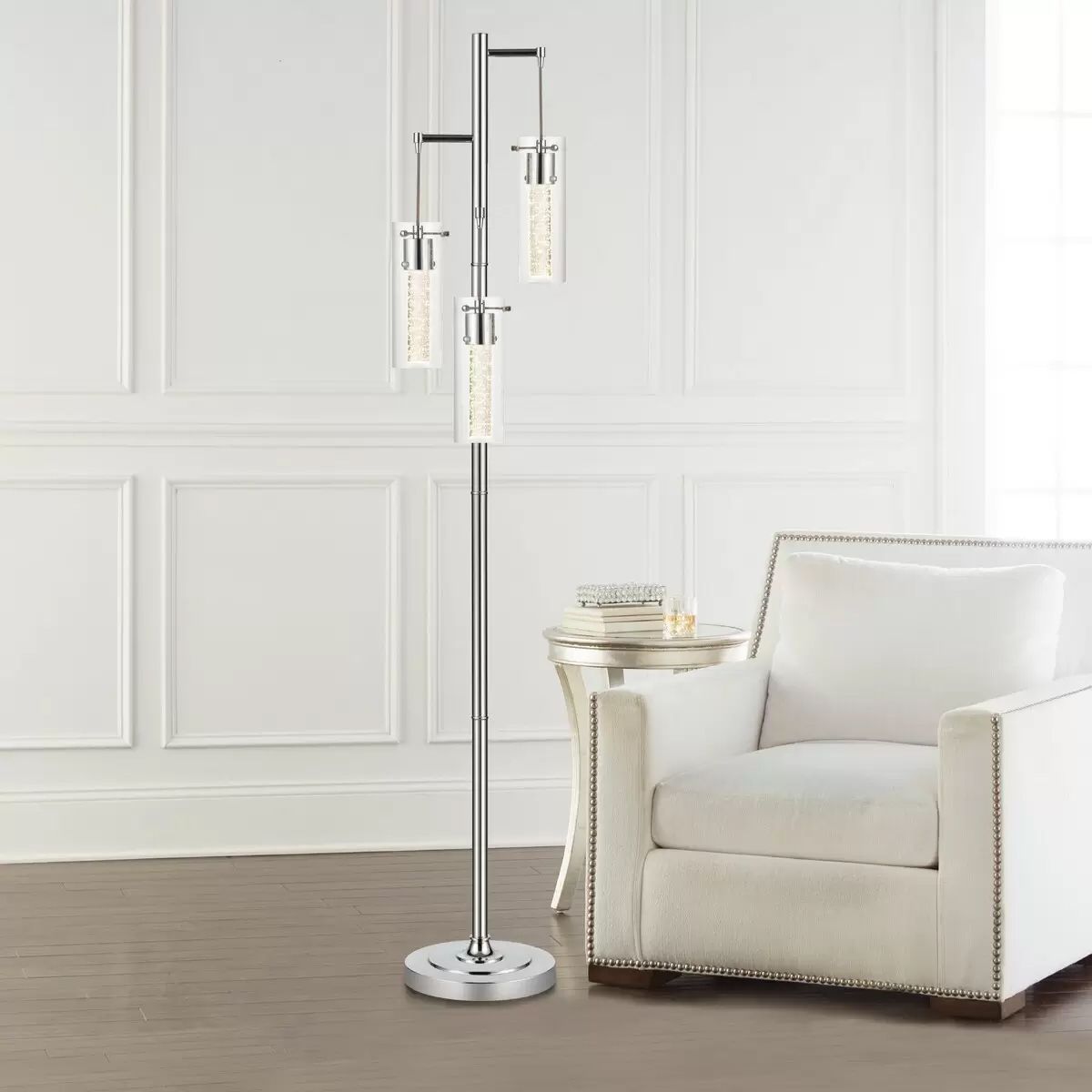 箱入新品：BRIDGEPORT DESIGNS シリンダーフロアランプ/照明 新品：BRIDGEPORT DESIGNS シリンダーフロアランプ/照明/インテリア/鬼