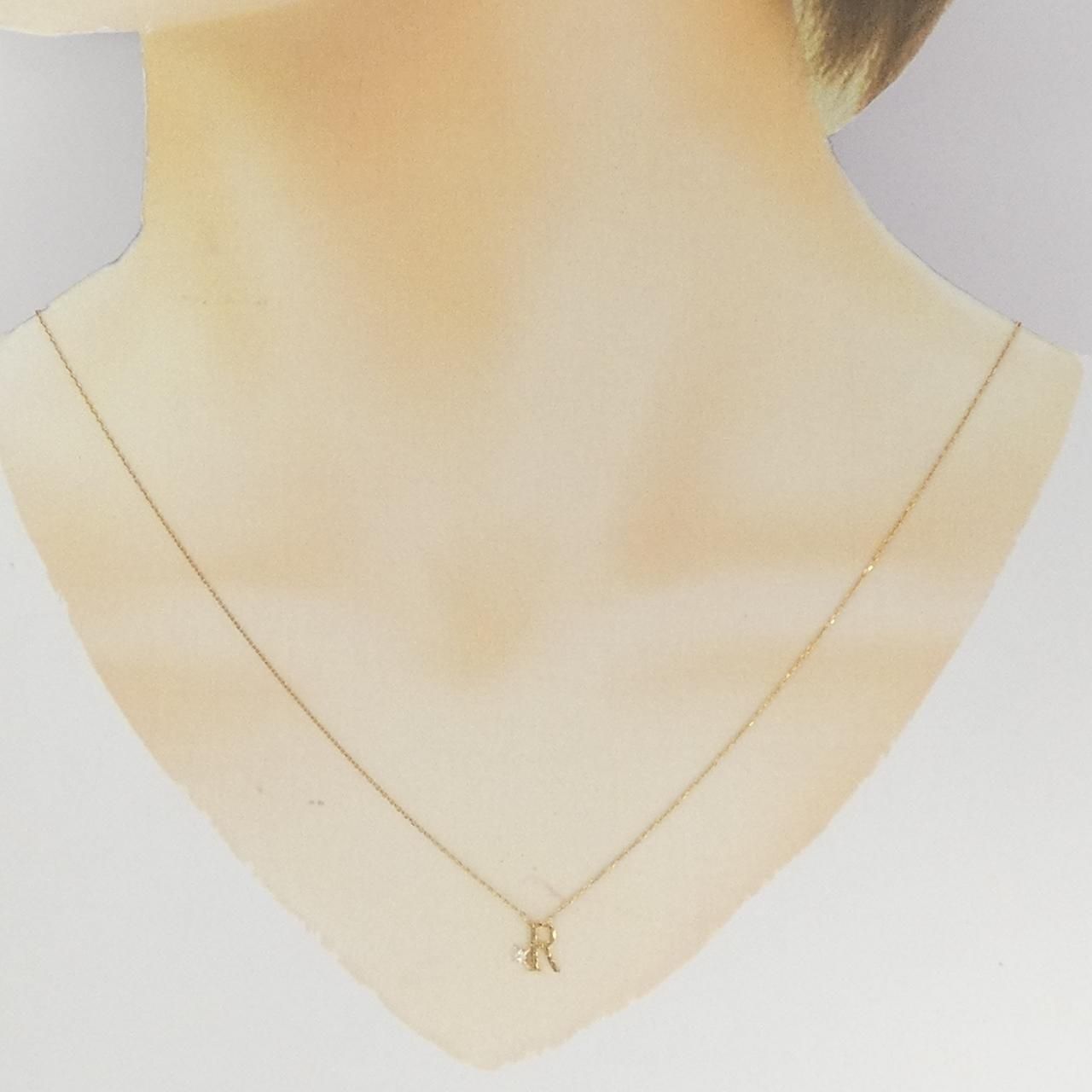 スタージュエリー イニシャル ネックレス 0.01CT - メルカリ 