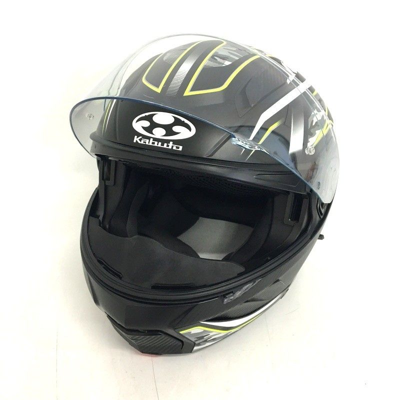 OGK KABUTO オージーケーカブト RYUKI ENERGY システムヘルメット 除菌消臭済 XLサイズ フラットブラックイエロー オートバイ ツーリング ライディング バイカー バイク用品 TA3530