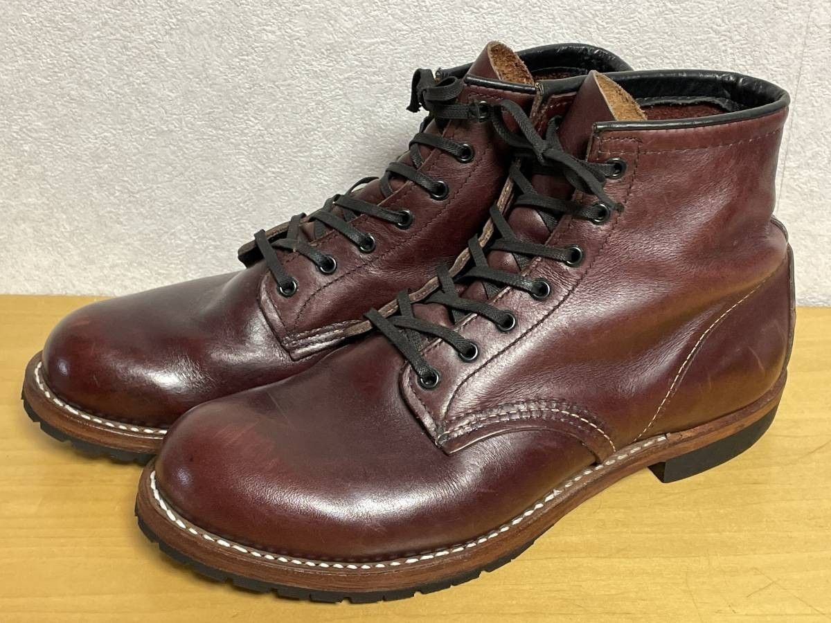 廃盤 極美品 RED WING レッドウイング 9011 BECKMAN ベックマン ブラックチェリー 8.5D ハーフソール新品交換済み - メルカリ