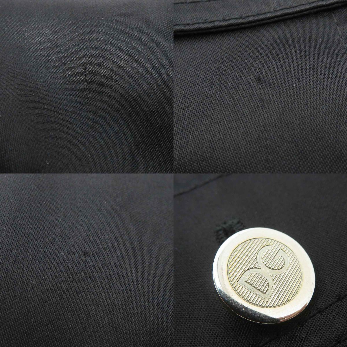 DOLCE-GABBANA ドルチェ＆ガッバーナ ジップアップ ブルゾン ジャケット アウター リブ シルク混 レディース サイズ40 GULLKHAN_COM