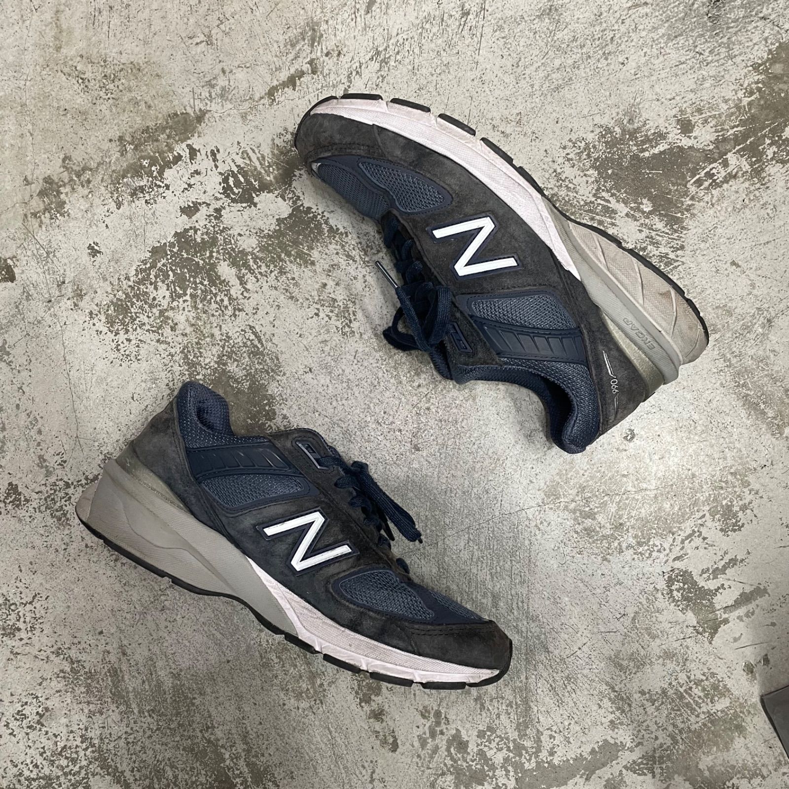 参考上代30800円 New Balance M990NV5 NAVY SILVER スニーカー M990NV5 