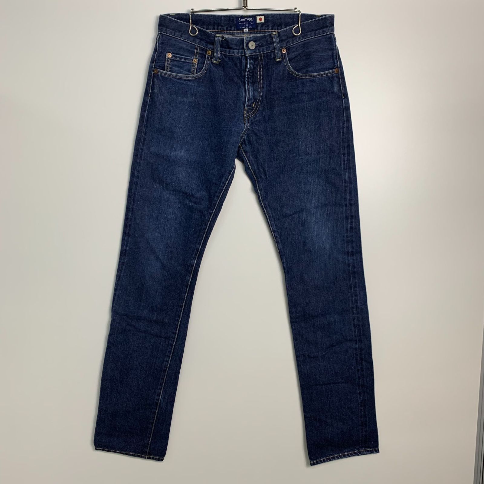SONTAKU 日本製 ストレートデニムパンツ 中サイズ ストレートデニム 