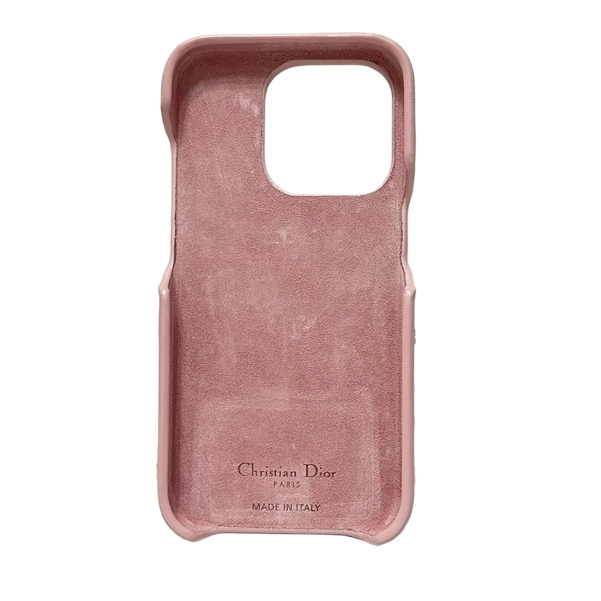 DIOR|ChristianDior ディオール|クリスチャンディオール 携帯電話ケース レディディオール ピンク スマートフォンケース ラムスキン