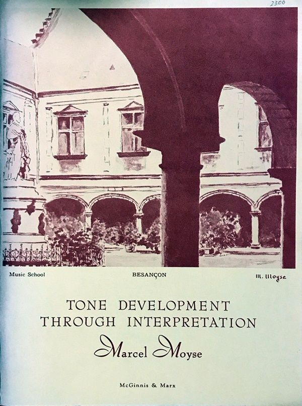 マルセル・モイーズ 解釈を通しての音の発展 (フルート 教則本) 輸入楽譜 Marcel Moyse Tone Development Through Interpretation 洋書