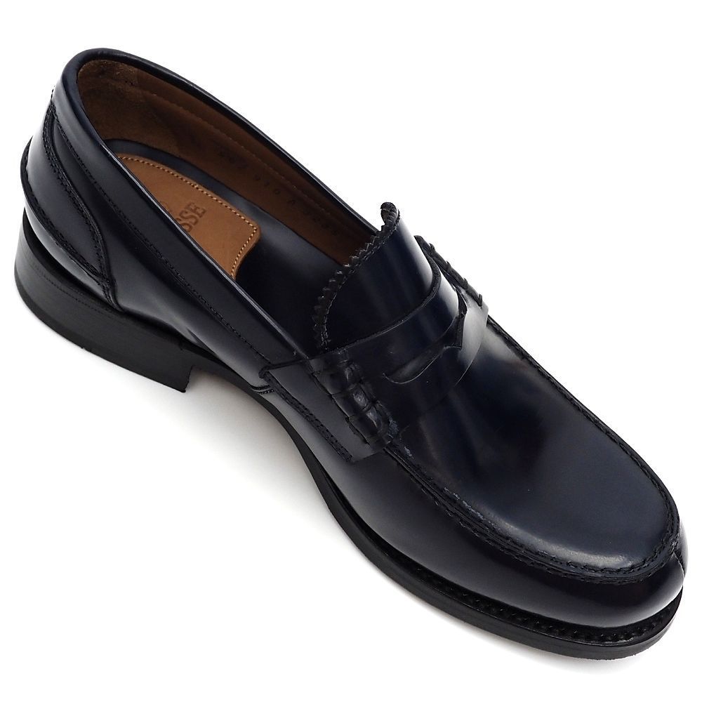  1877 コインローファー サイズ UK 6.5 ネイビー レザーシューズ 革靴 ロトゥセ メンズ 5 L H 0687 S KUG 21 ローファー ブーツ 革靴