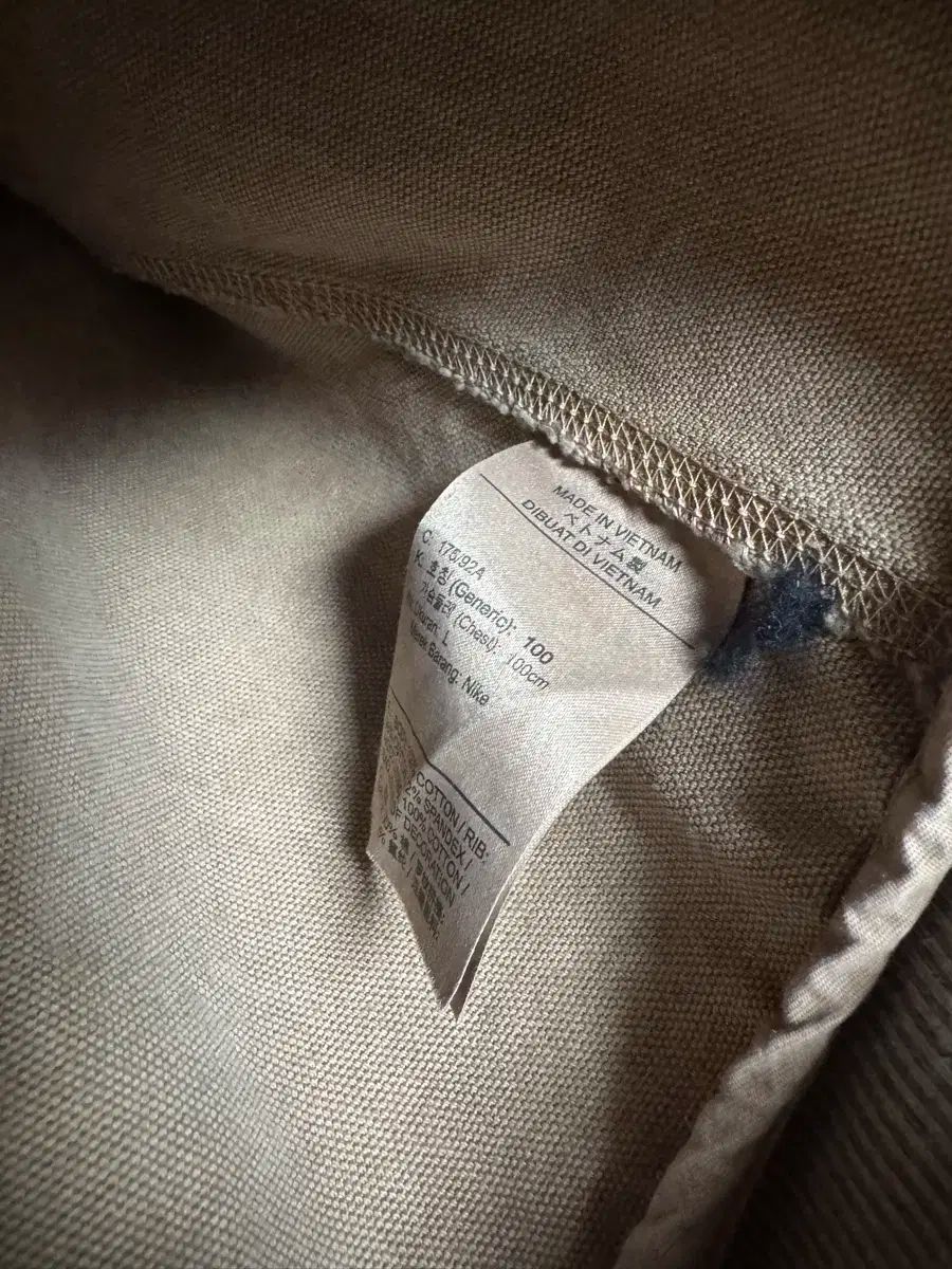 L Nike ナイキ 生活 裏地なし ワークジャケット 麻 KANDAIZUMI_COM