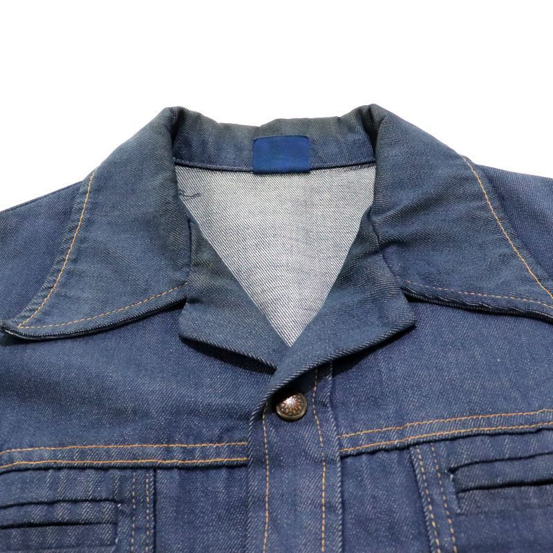 70s vintage Sears Jeans Joint オープンカラー バッドダイ