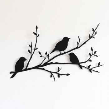 かわ畑 ウォールアート 壁掛け 壁飾り 鳥 2206TSF007