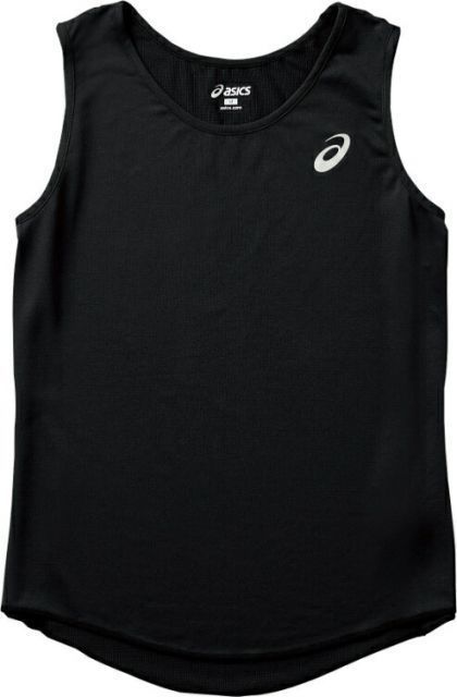 asics アシックス SINGLET ブラツク M XT2034 90 | スポーツ用品 スポーツ グッズ ツール アクセサリー 雑貨 小物 使いやすい 陸上 衣類 レディース 女性用 M ウエア シャツ ランニング トップス 機能 