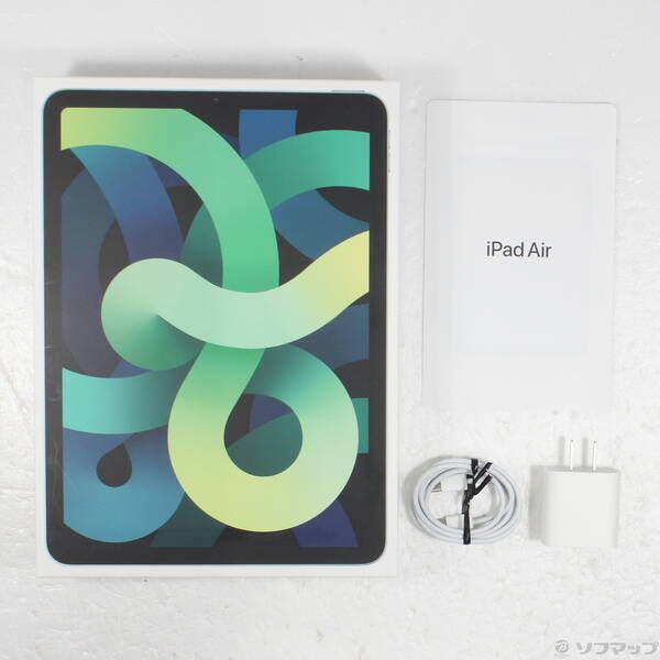 中古品〕 iPad Air 第4世代 64GB グリーン MYFR2J／A Wi-Fi【377