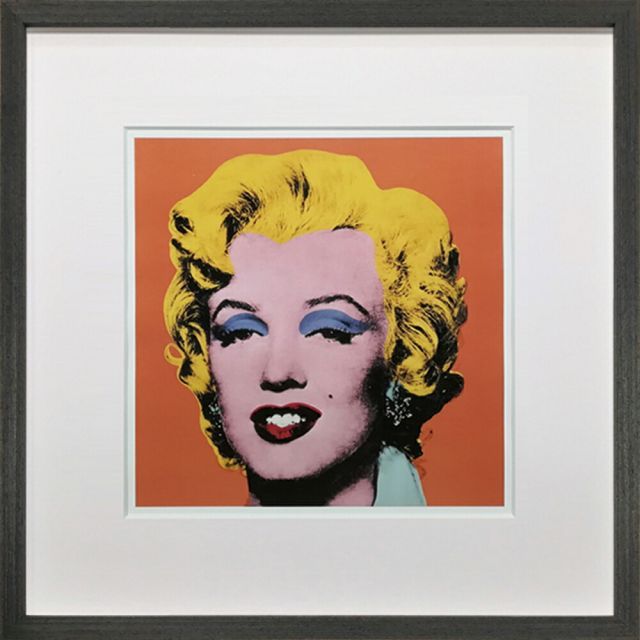 雑誌 Andy Warhol アンディ・ウォーホール アートフレーム Shot Orange