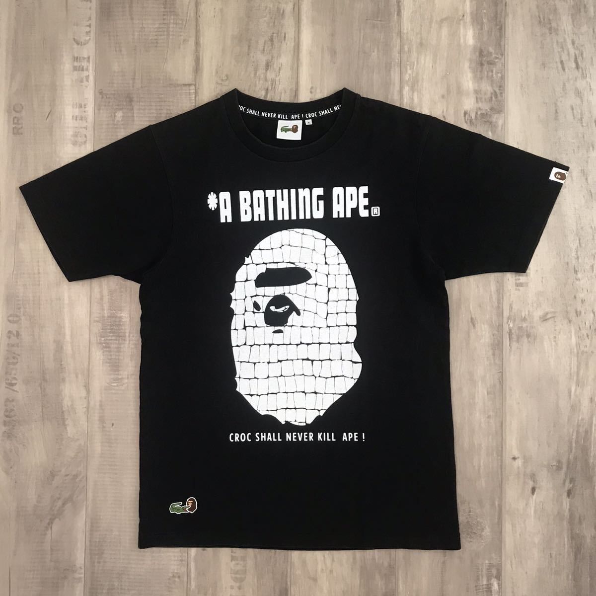 超レア】ラコステ×A Bathing Ape コラボポロシャツ ネイビー