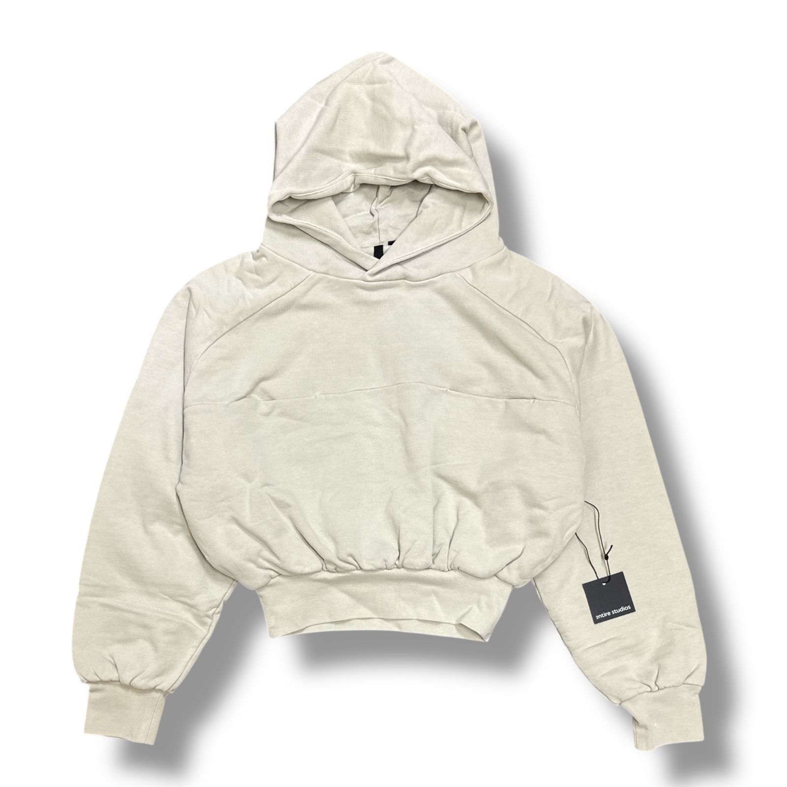参考上代44000円 entire studios DOUBLE DOUBLE HOOD ダブルダブルフード フーディ スウェット パーカー エンタイアスタジオ ES2367 パール
