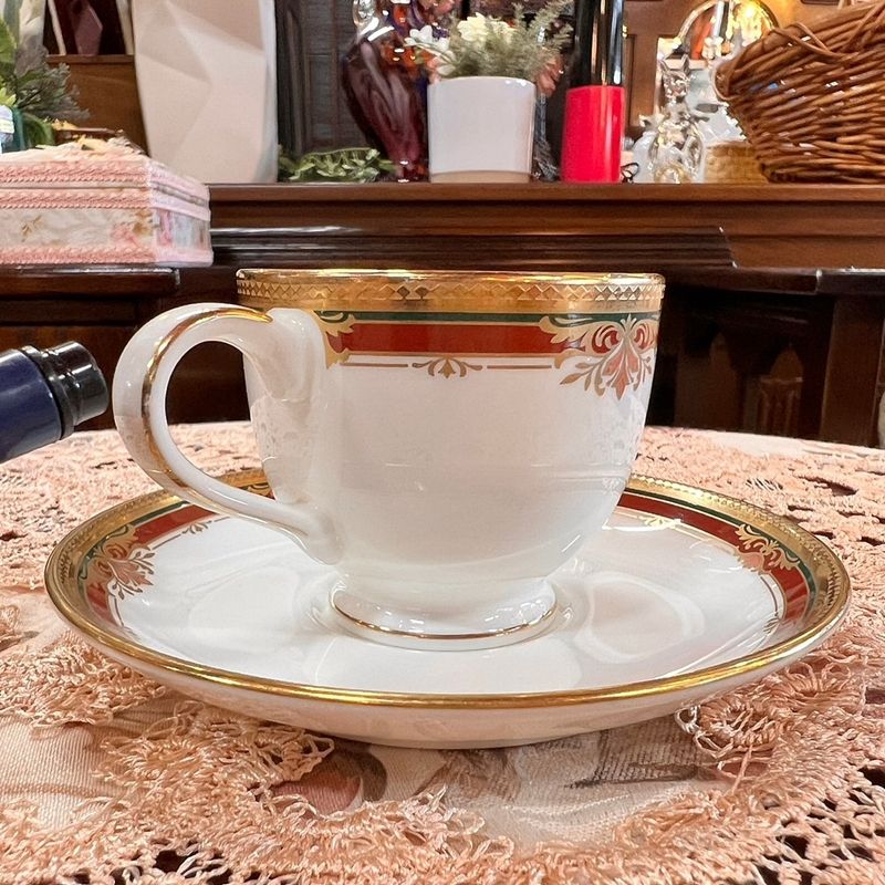 ノリタケ フロレンシア 金彩 Noritake あたたか ティーカップ &ソーサー