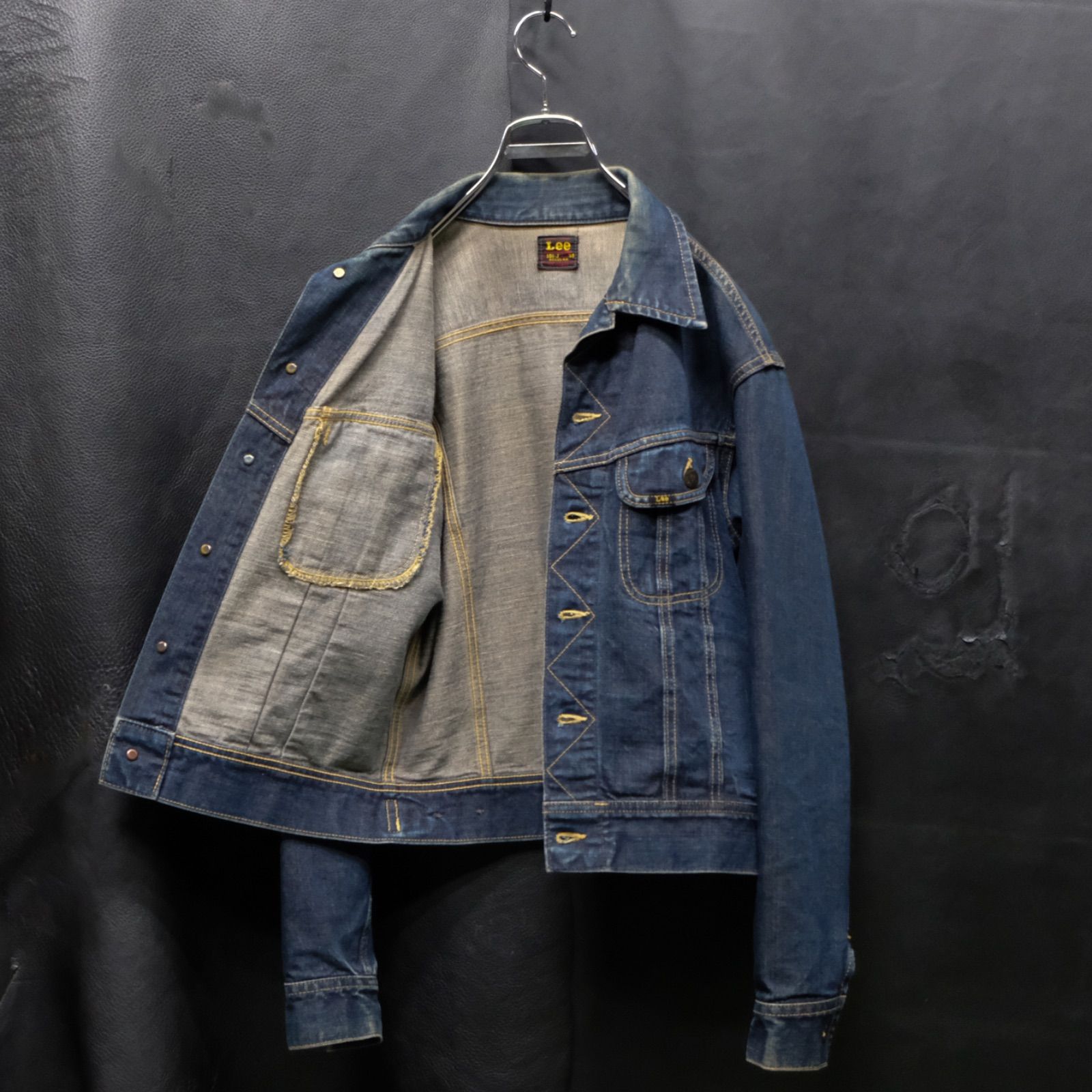 リアルマッコイズ　Lee ダークブルー Gジャン・デニムジャケット 楽天市場】【中古】○リアルマッコイズ リー ライダース