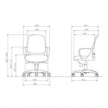 藤沢工業 TOKIO オフィスチェア CF-6M ブラック