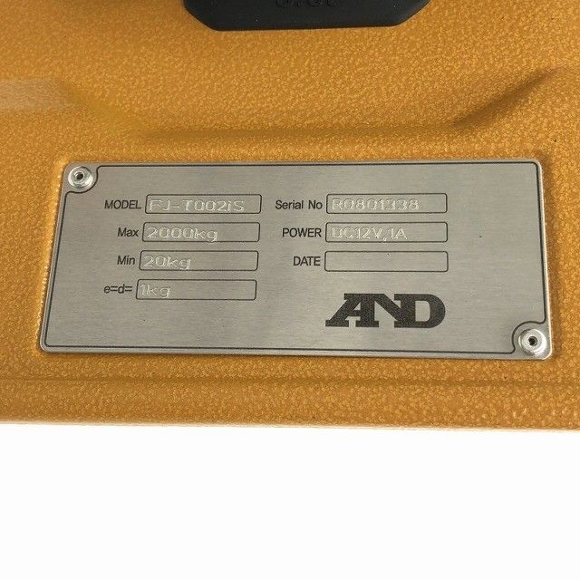 便利そうな ♥品 A＆D エアンドデイ 防塵 防水クレーンスケール FJ-T002iS 2000Kg 吊はかり ホイストスケール 計量器116813