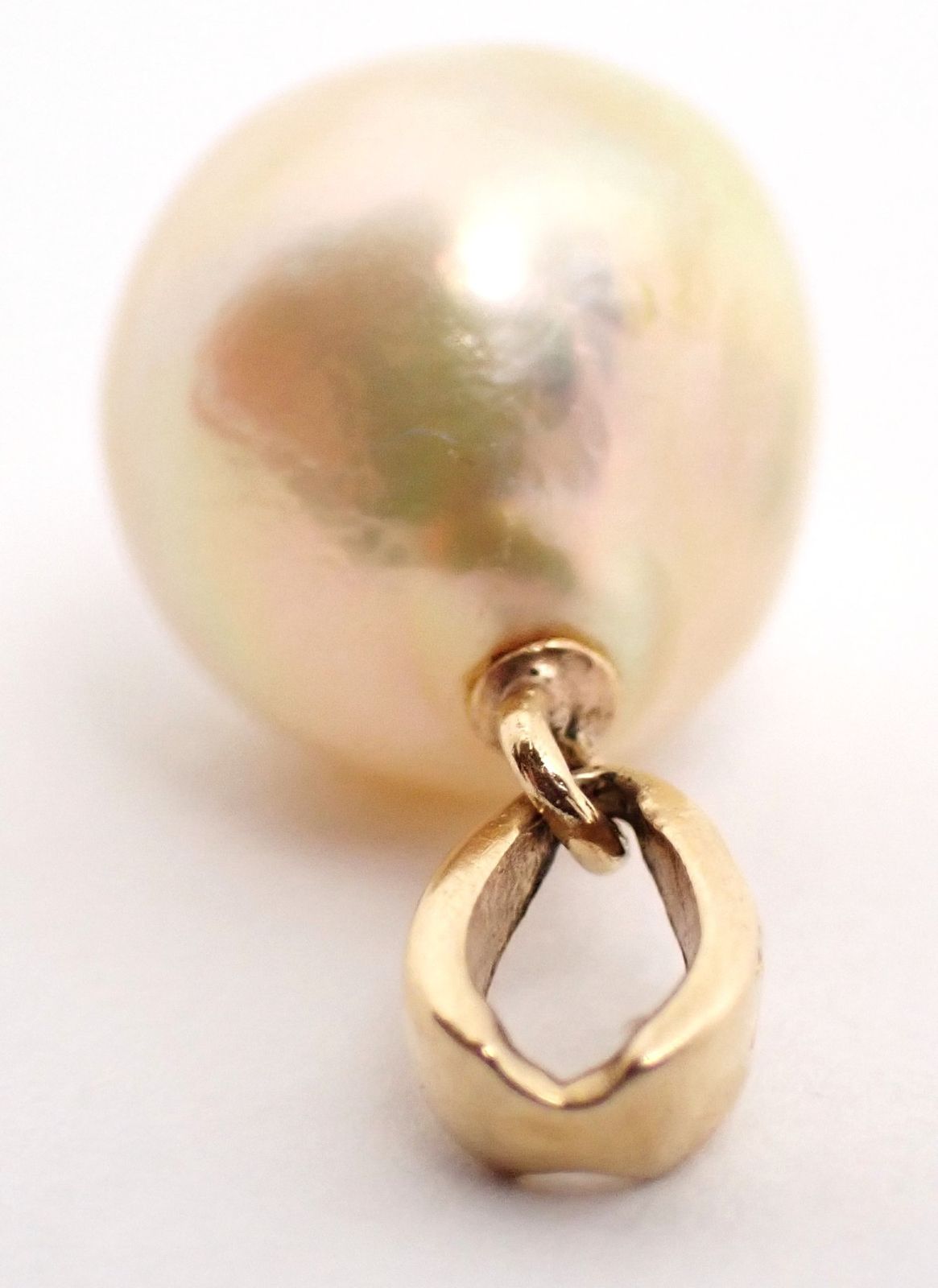 目立った傷や汚れなし ミキモト パール ネックレス K14YG(14金  