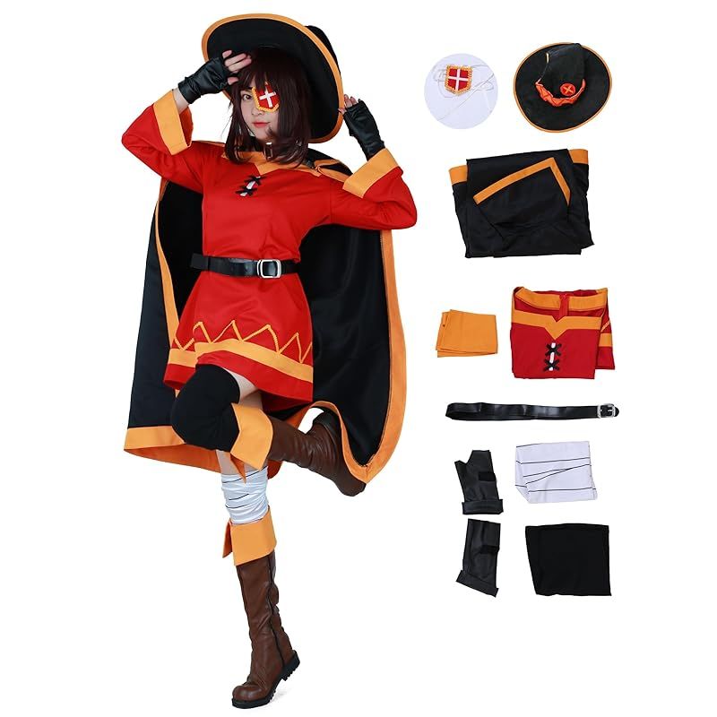 在庫 Miccostumes 女性 魔女 コスプレ コスチューム 戦闘服 セット 帽子付き 人気 L 0