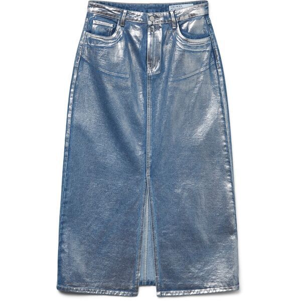 【送料無料】 ヴェロモーダ レディース スカート ボトムス VM Skirt Wov Ld99 Lght Blue Denim