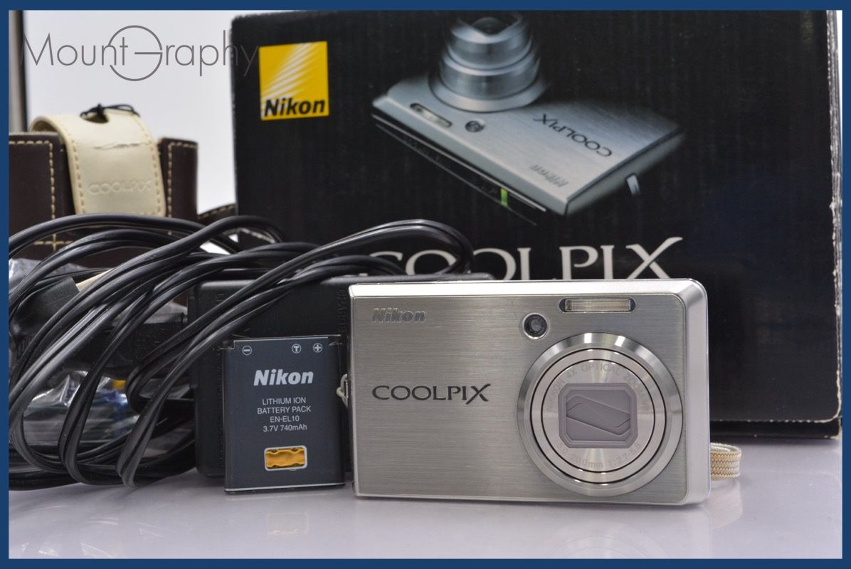 ジャンク ニコン Nikon COOLPIX S600 4x 元箱 バッテリー 充電器付属 同梱可 am667