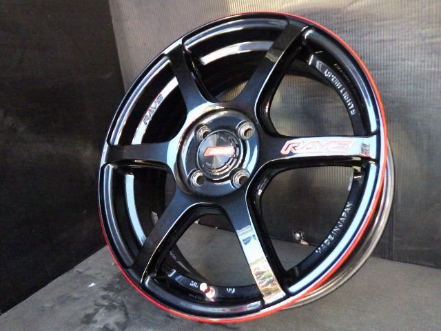 2928 A RAYS Gram Lights 57C6 16x5.5J 4穴 PCD100 45 4本 BRIGHTFACE_UK