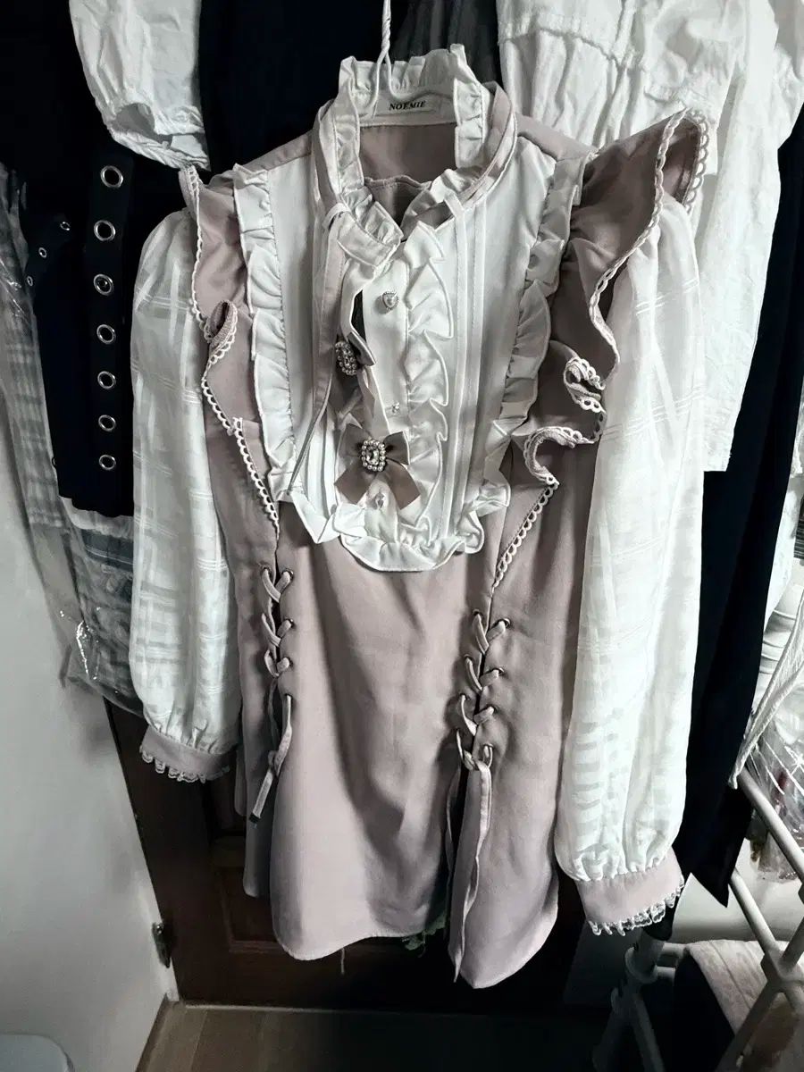 さきまるちゃん ハートチョーカーシアーチェックWスピンドル