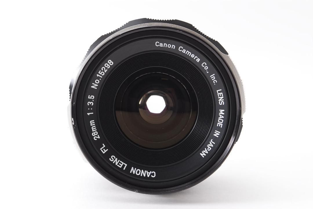 Canon FL 28mm F3.5 オールドレンズ フィルター付 L559