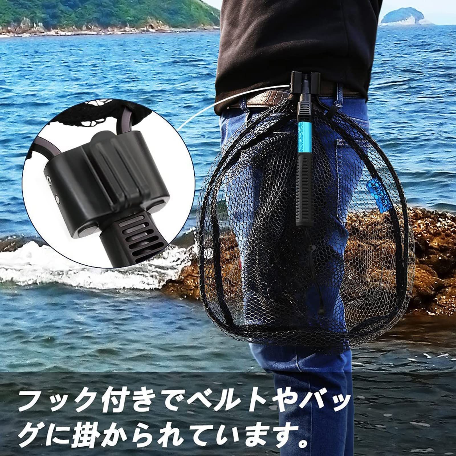 特価セール】 SANLIKE 渓流ランディングネット ラバー